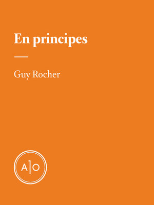 cover image of Guy Rocher